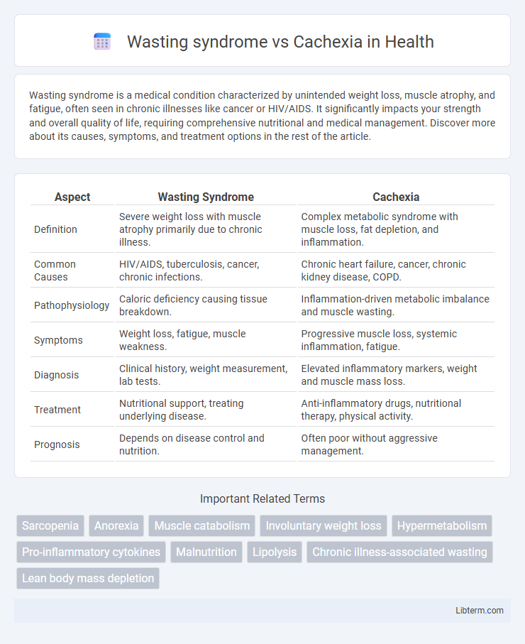 Cachexia vs Wasting syndrome in Health - What is The Difference?