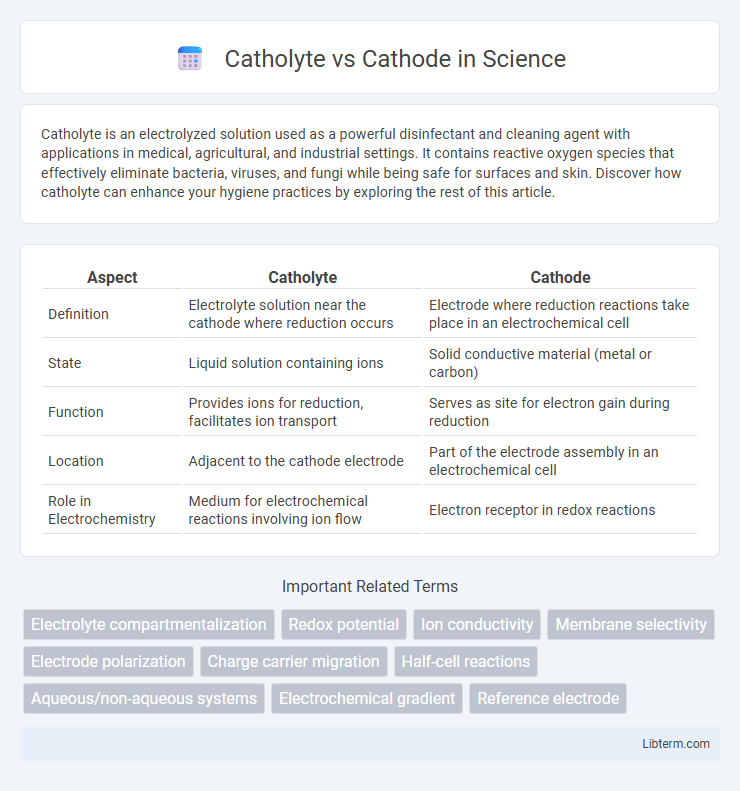 Cathode vs Catholyte in Science - What is The Difference?