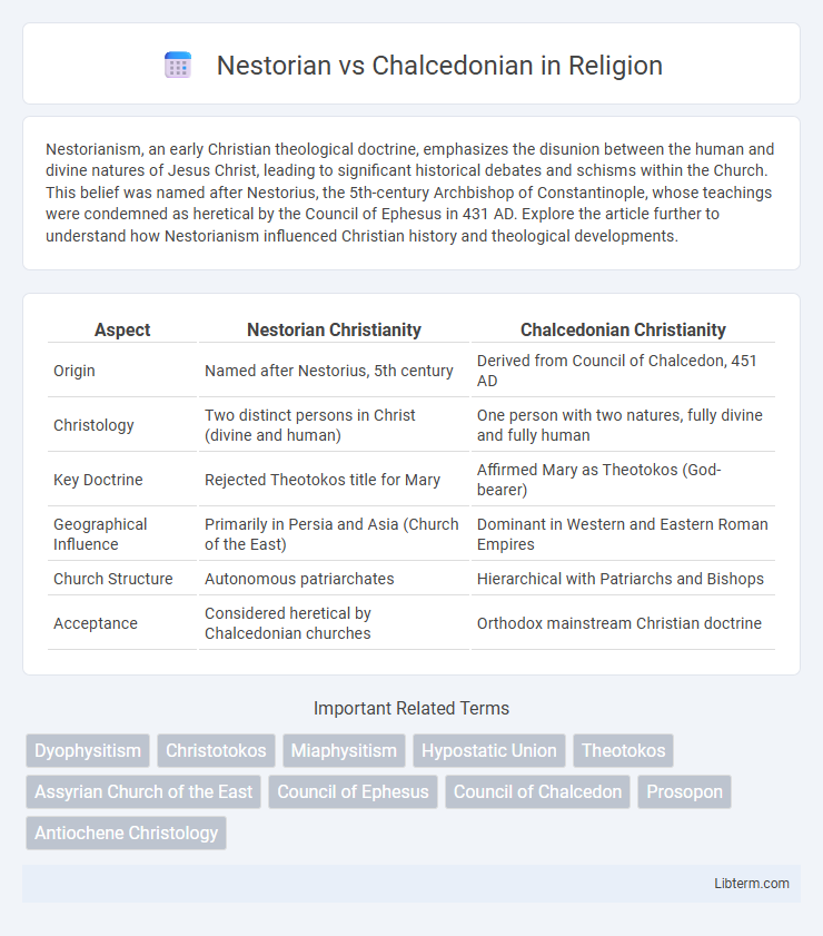 Chalcedonian vs Nestorian in Religion - What is The Difference?