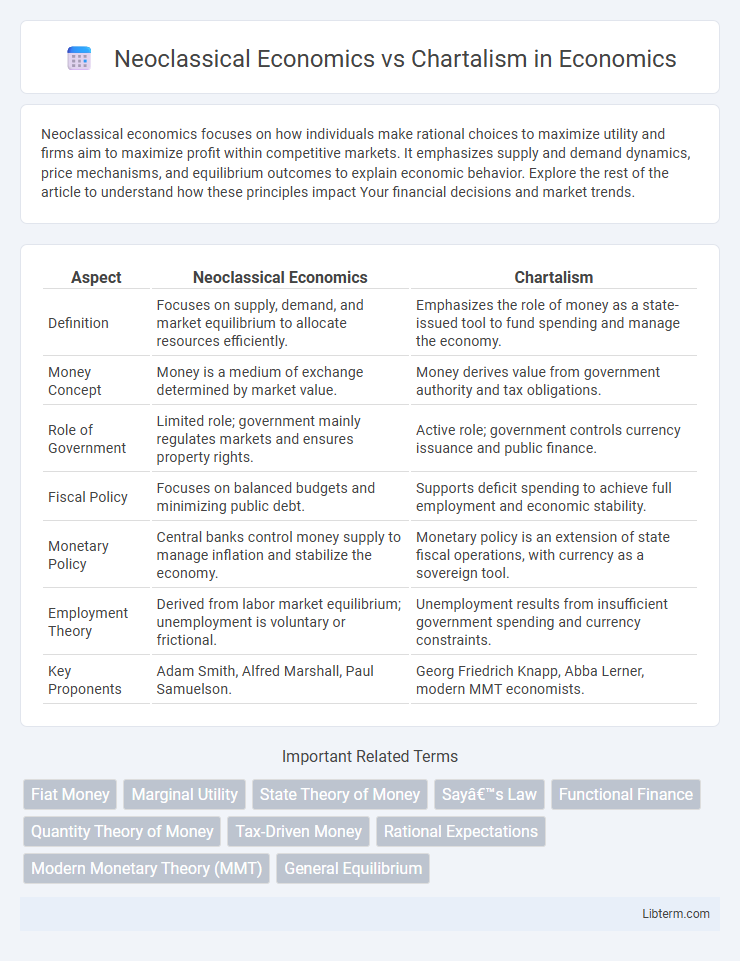 Chartalism vs Neoclassical Economics in Economics - What is The Difference?