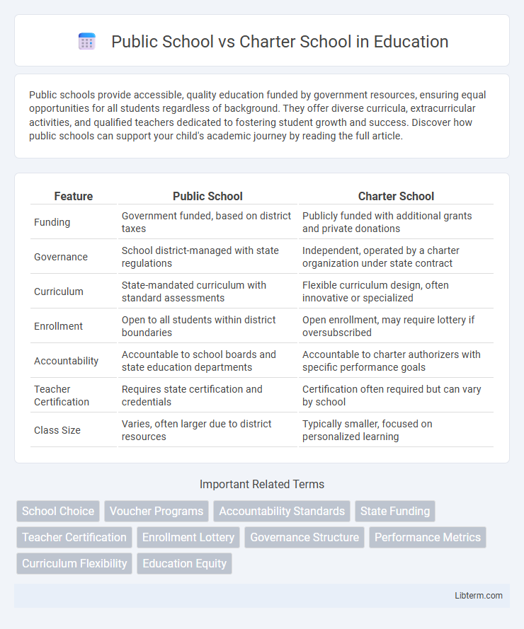Charter School vs Public School in Education - What is The Difference?