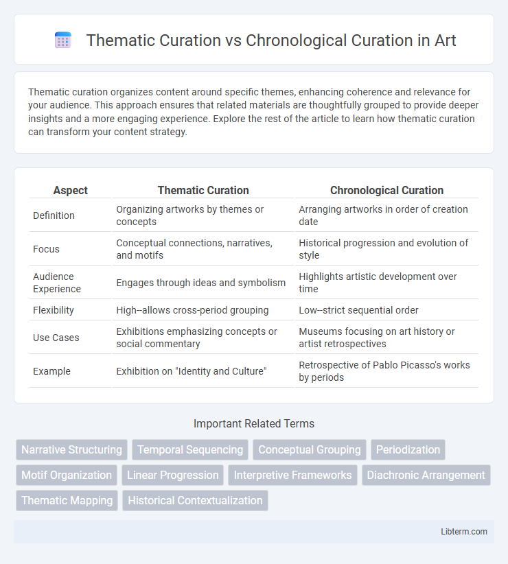 Chronological Curation vs Thematic Curation in Art - What is The Difference?