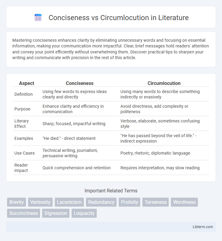 Circumlocution vs Conciseness in Literature - What is The Difference?