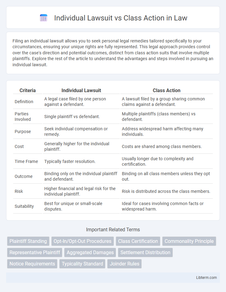 Class Action vs Individual Lawsuit in Law - What is The Difference?