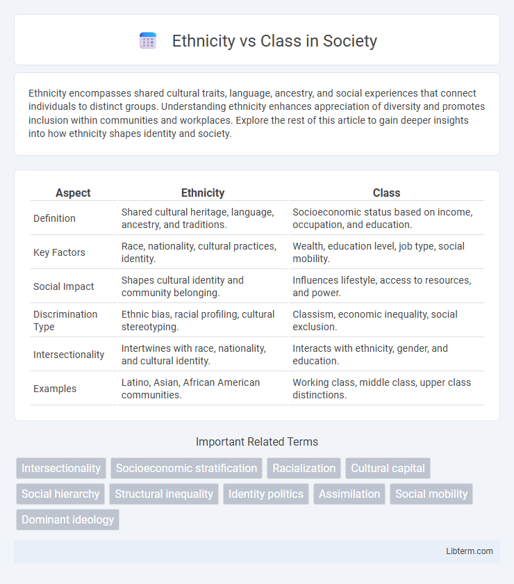 Class vs Ethnicity in Society - What is The Difference?