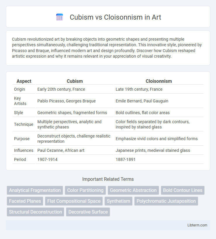 Cloisonnism vs Cubism in Art - What is The Difference?