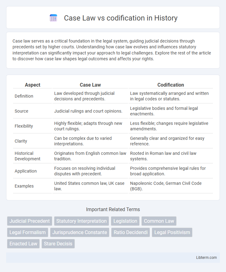 codification vs Case Law in History - What is The Difference?