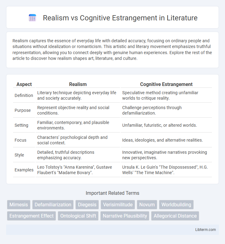 Cognitive Estrangement vs Realism in Literature - What is The Difference?