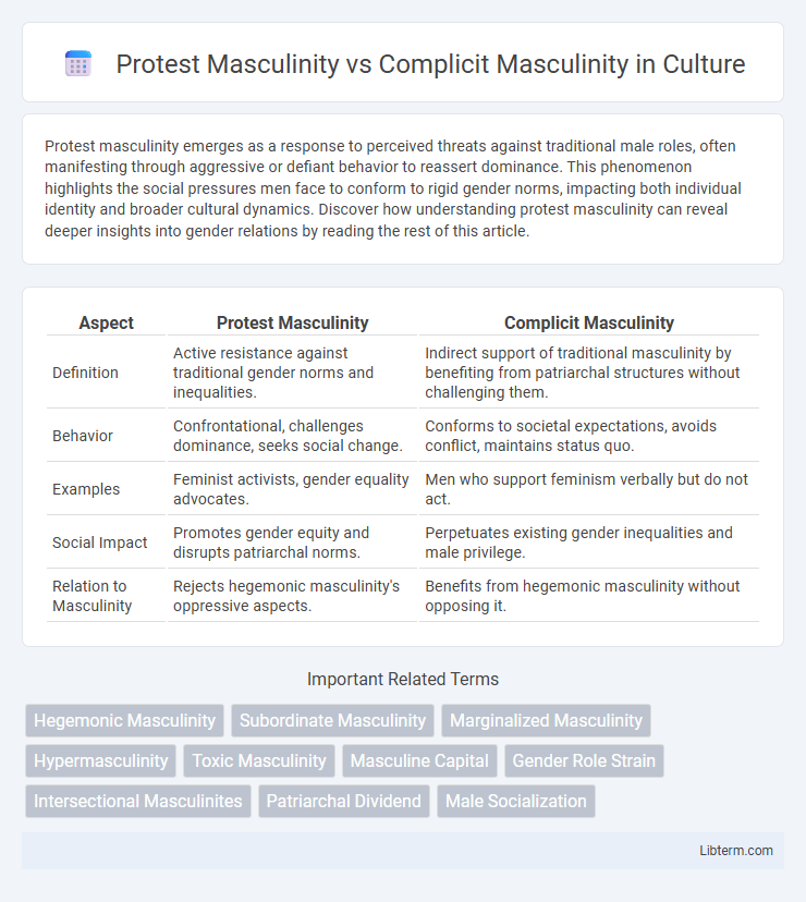 Complicit Masculinity vs Protest Masculinity in Culture - What is The Difference?