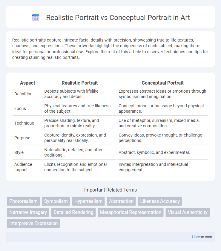 Conceptual Portrait vs Realistic Portrait in Art - What is The Difference?