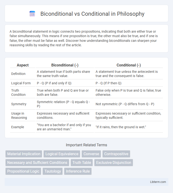Conditional vs Biconditional in Philosophy - What is The Difference?