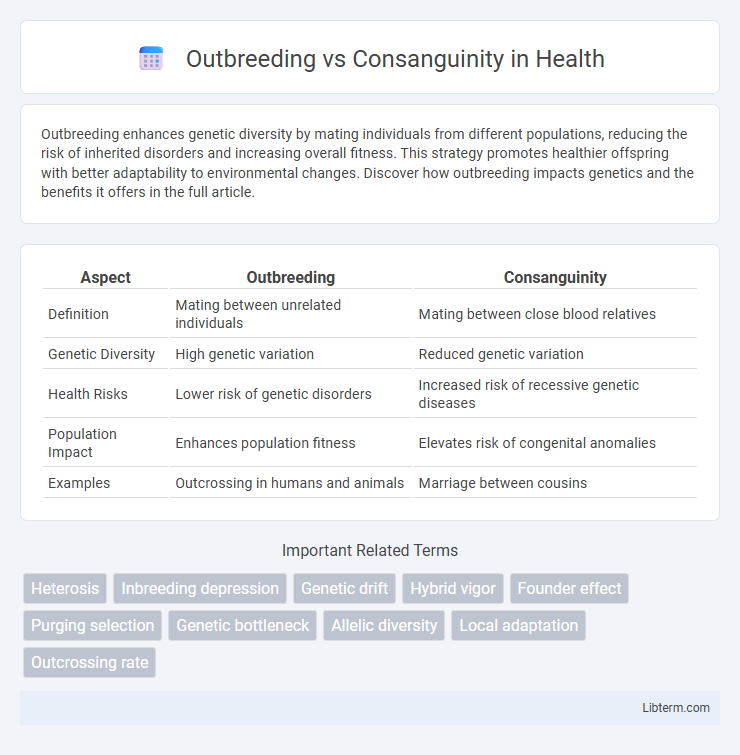 Consanguinity vs Outbreeding in Health - What is The Difference?