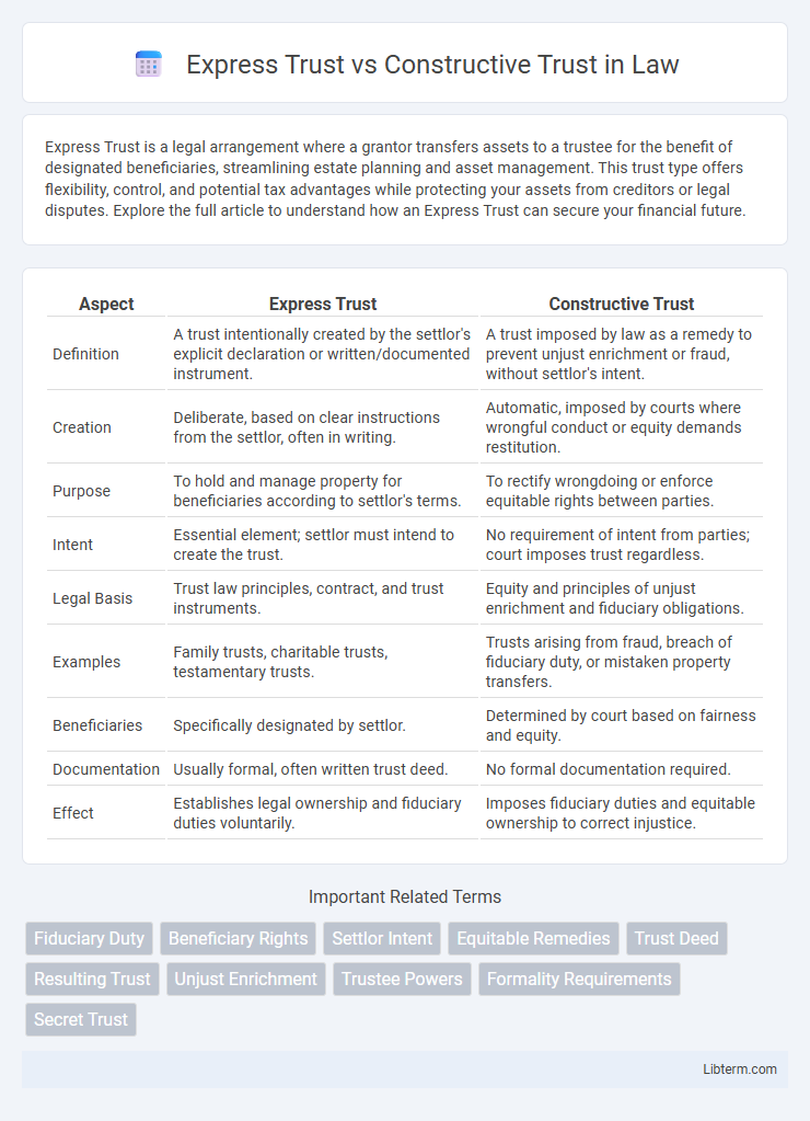 Constructive Trust vs Express Trust in Law - What is The Difference?