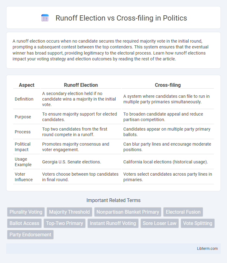 Cross-filing vs Runoff Election in Politics - What is The Difference?