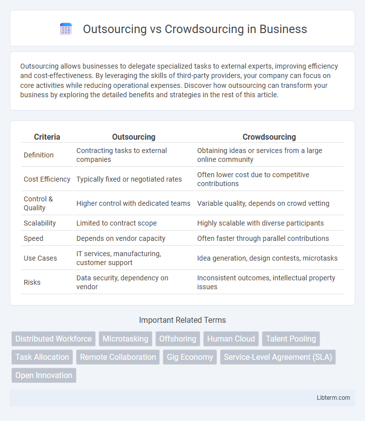 Crowdsourcing vs Outsourcing in Business - What is The Difference?