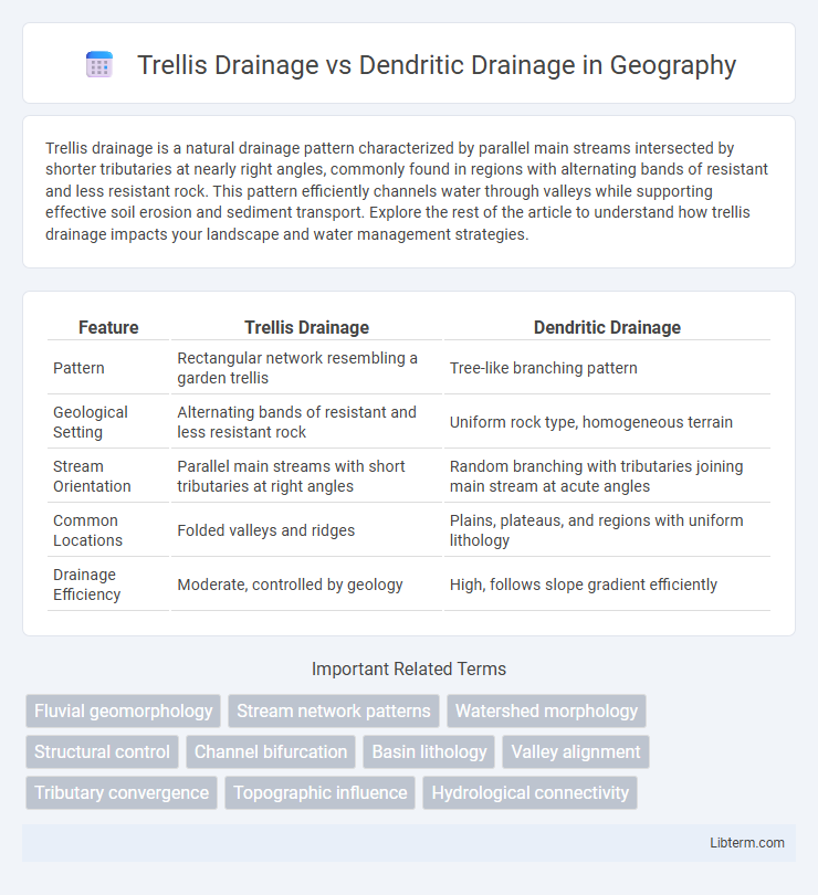 Dendritic Drainage vs Trellis Drainage in Geography - What is The Difference?