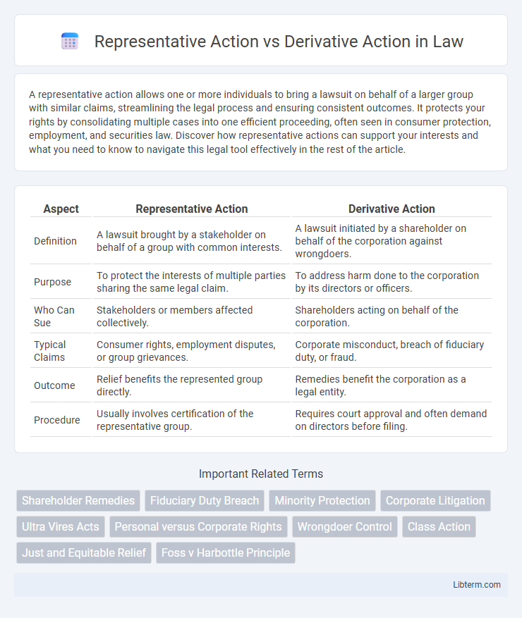 Derivative Action vs Representative Action in Law - What is The Difference?
