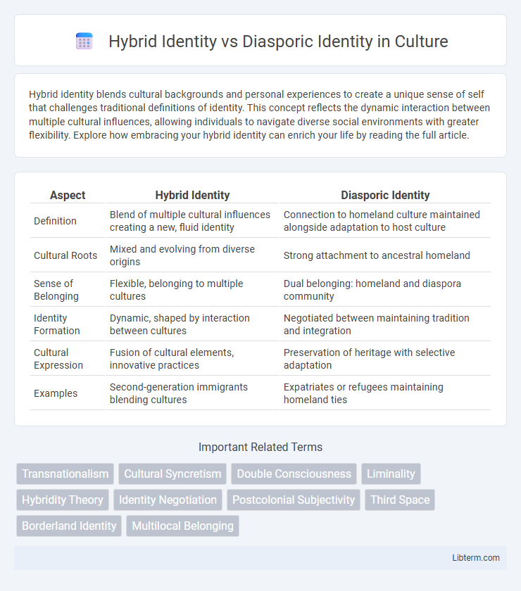 Diasporic Identity vs Hybrid Identity in Culture - What is The Difference?