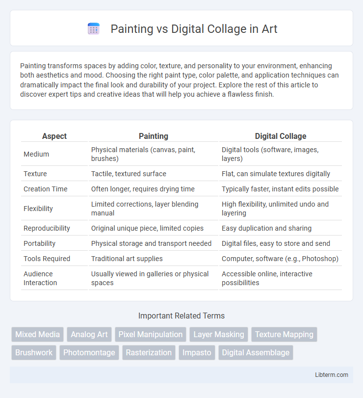 Digital Collage vs Painting in Art - What is The Difference?
