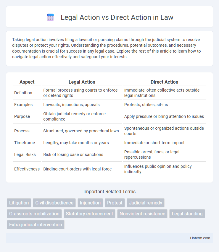 Direct Action vs Legal Action in Law - What is The Difference?