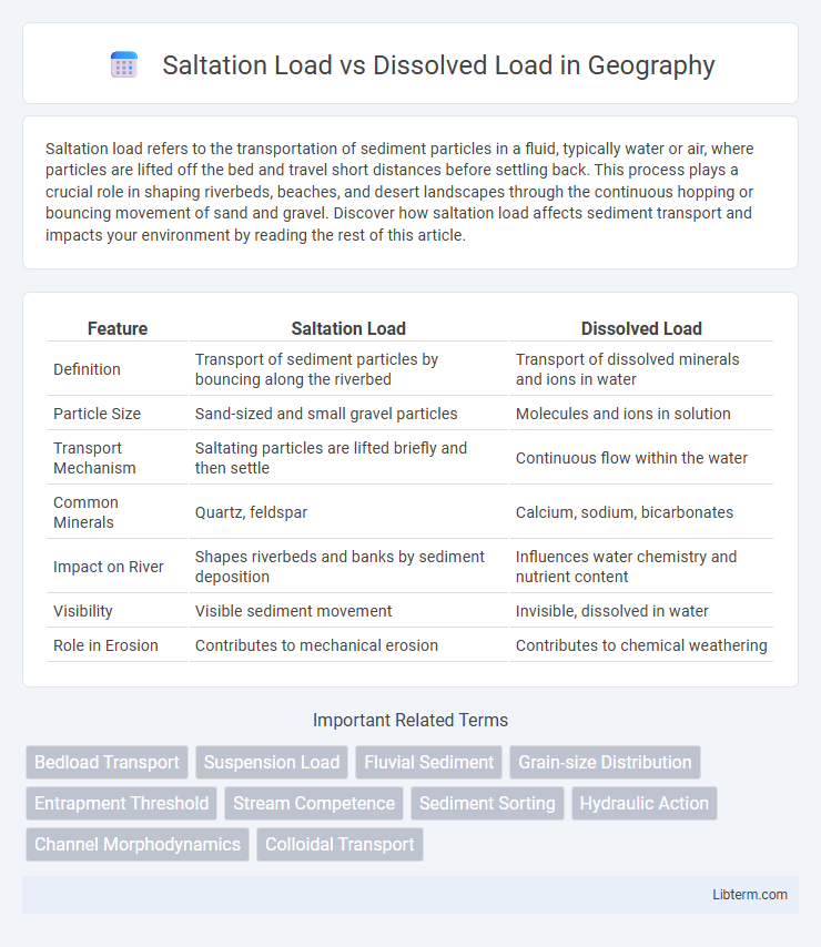 Dissolved Load vs Saltation Load in Geography - What is The Difference?