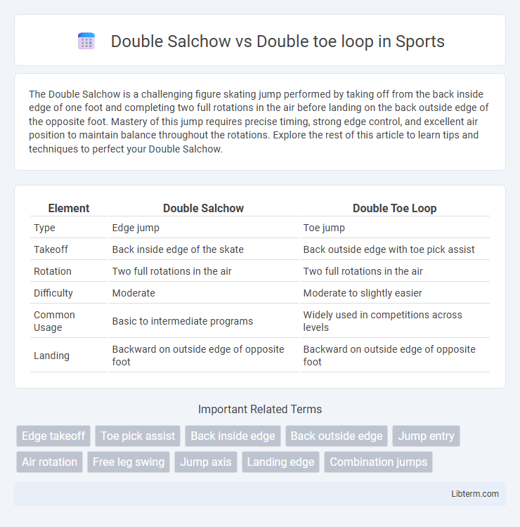 Double toe loop vs Double Salchow in Sports - What is The Difference?