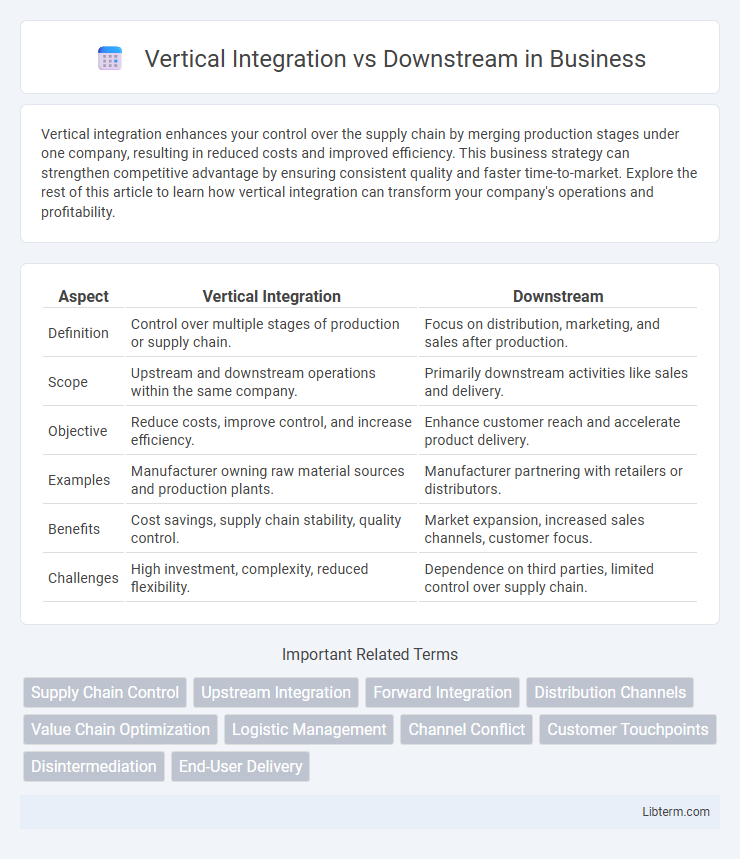 Downstream vs Vertical Integration in Business - What is The Difference?