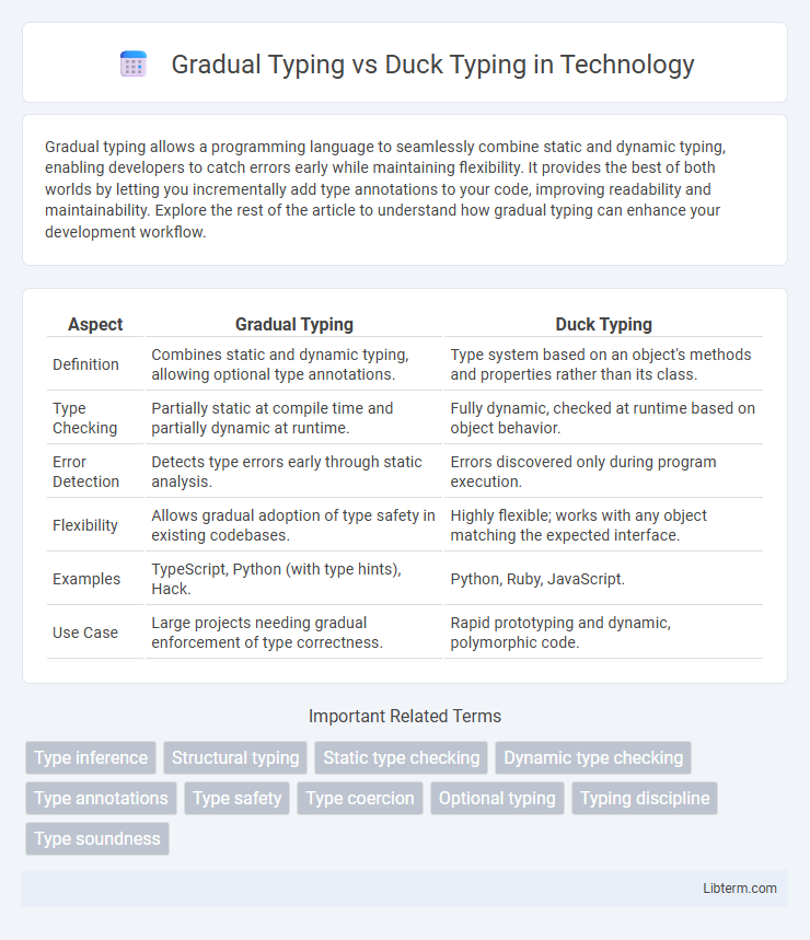 Duck Typing vs Gradual Typing in Technology - What is The Difference?