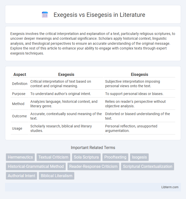 Eisegesis vs Exegesis in Literature - What is The Difference?