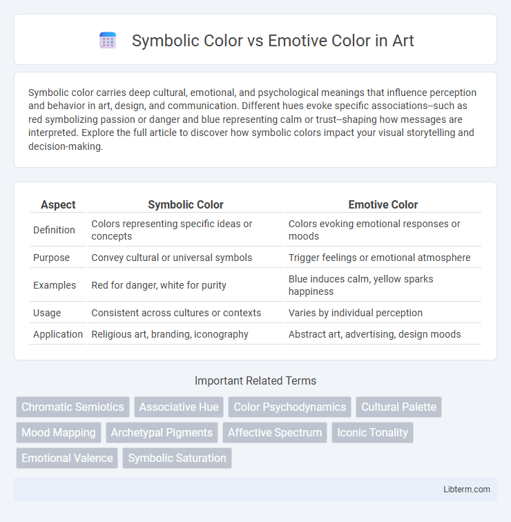 Emotive Color vs Symbolic Color in Art - What is The Difference?
