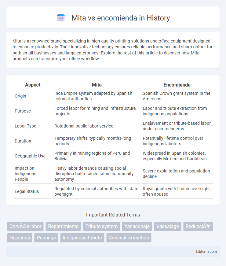 encomienda vs Mita in History - What is The Difference?