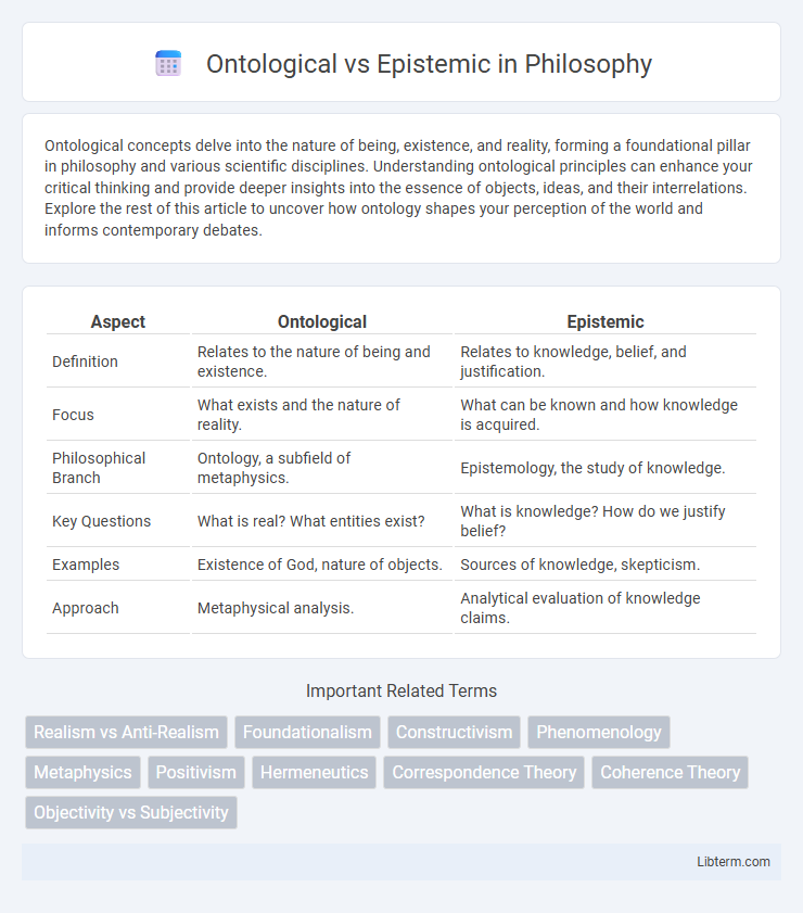 Epistemic vs Ontological in Philosophy - What is The Difference?