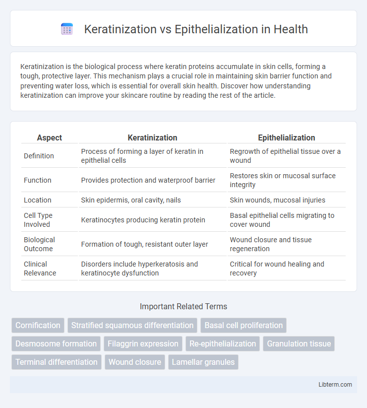 Epithelialization vs Keratinization in Health - What is The Difference?