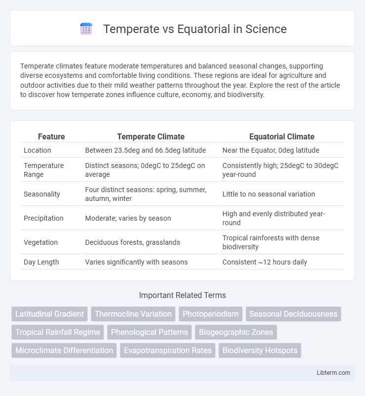 Equatorial vs Temperate in Science - What is The Difference?