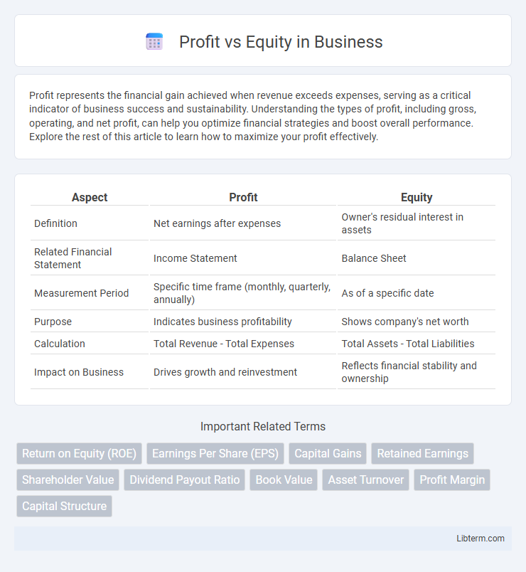Equity vs Profit in Business - What is The Difference?