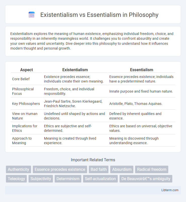 Essentialism vs Existentialism in Philosophy - What is The Difference?