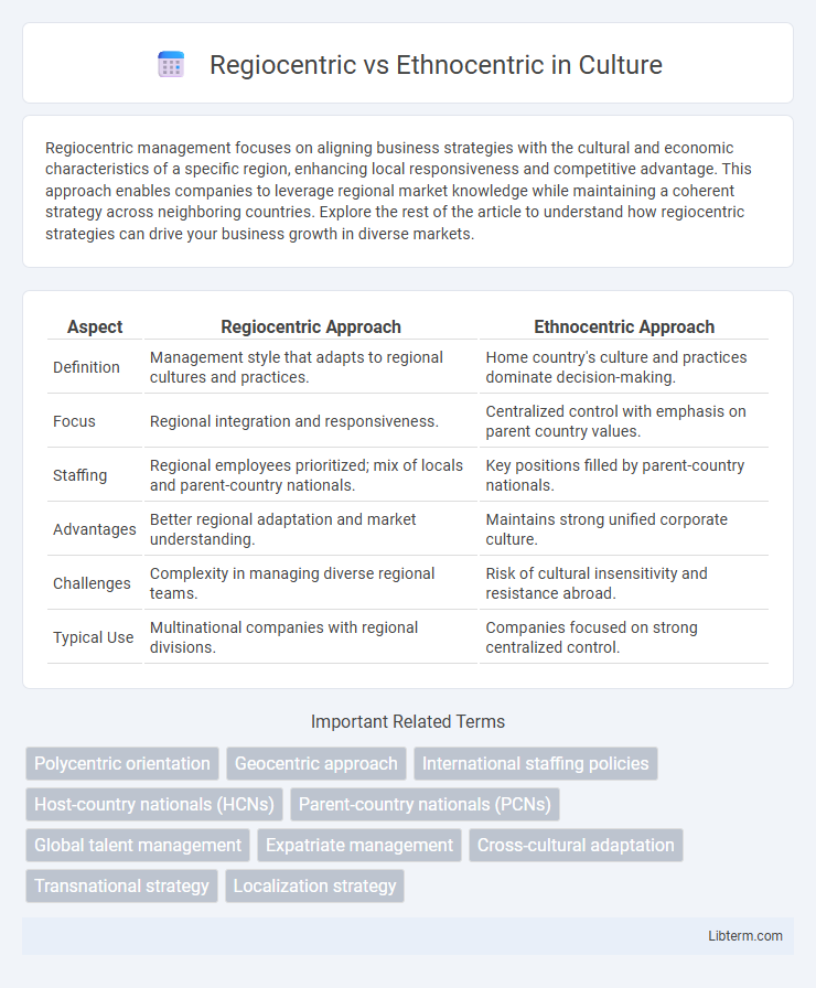 Ethnocentric vs Regiocentric in Culture - What is The Difference?