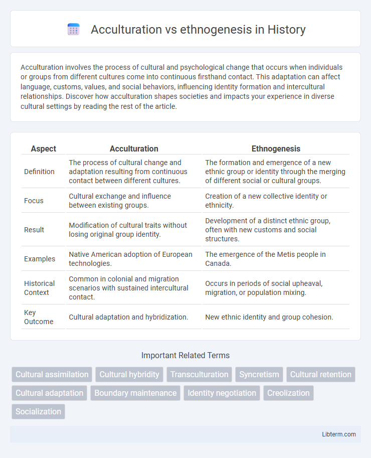 ethnogenesis vs Acculturation in History - What is The Difference?