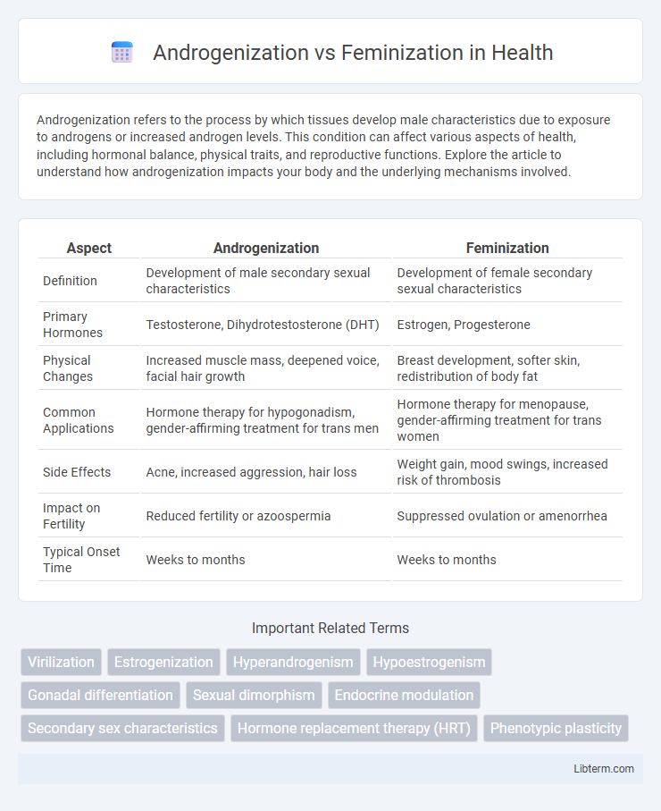 Feminization vs Androgenization in Health - What is The Difference?