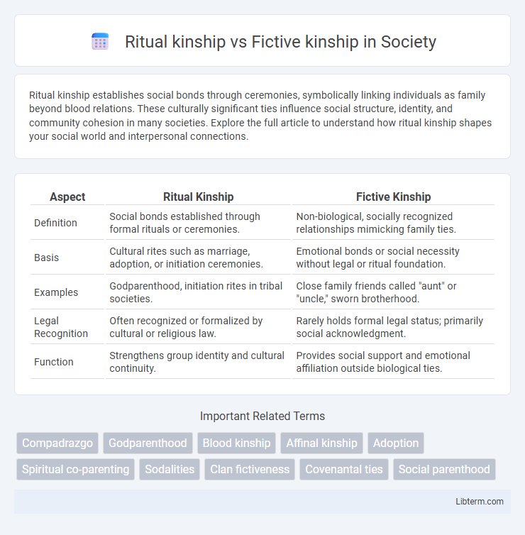 Fictive kinship vs Ritual kinship in Society - What is The Difference?
