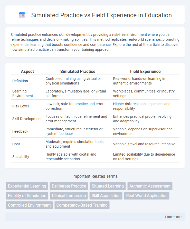 Field Experience vs Simulated Practice in Education - What is The Difference?