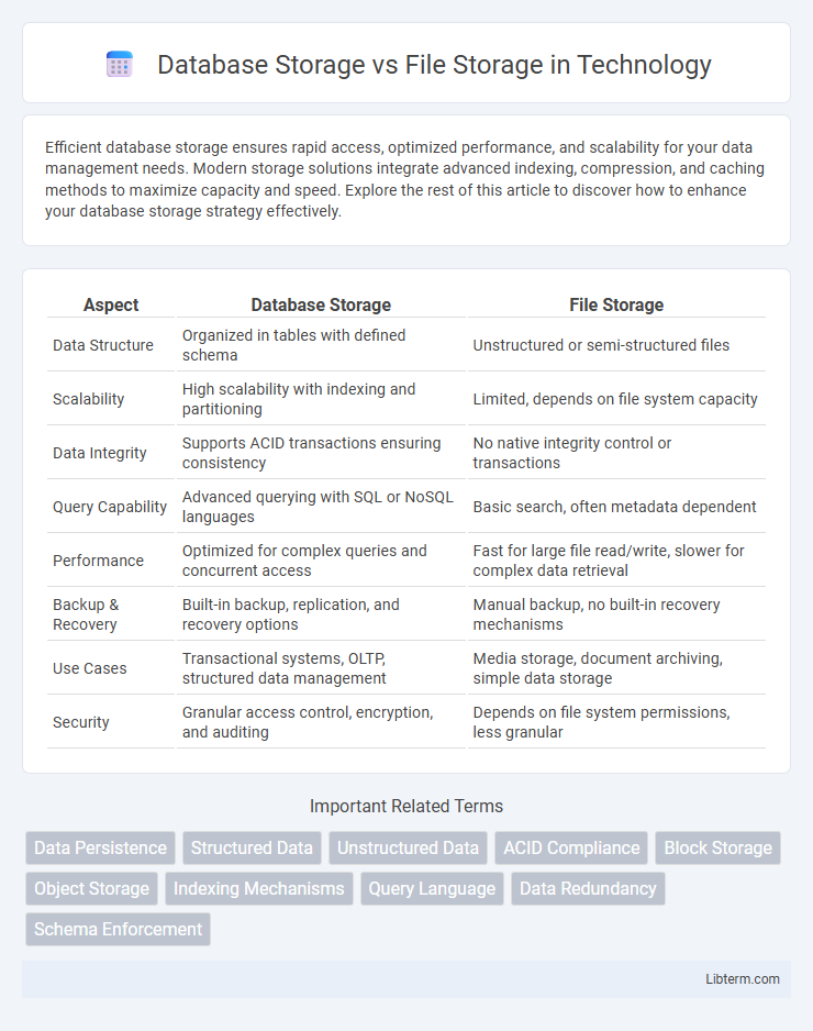File Storage vs Database Storage in Technology - What is The Difference?