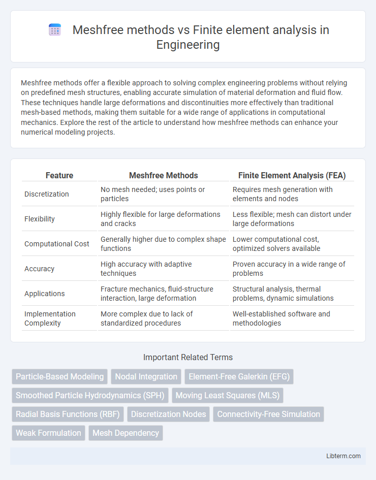 Finite element analysis vs Meshfree methods in Engineering - What is The Difference?