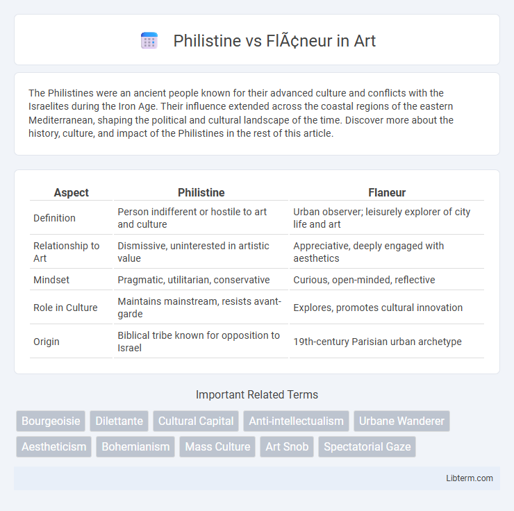 Flâneur vs Philistine in Art - What is The Difference?