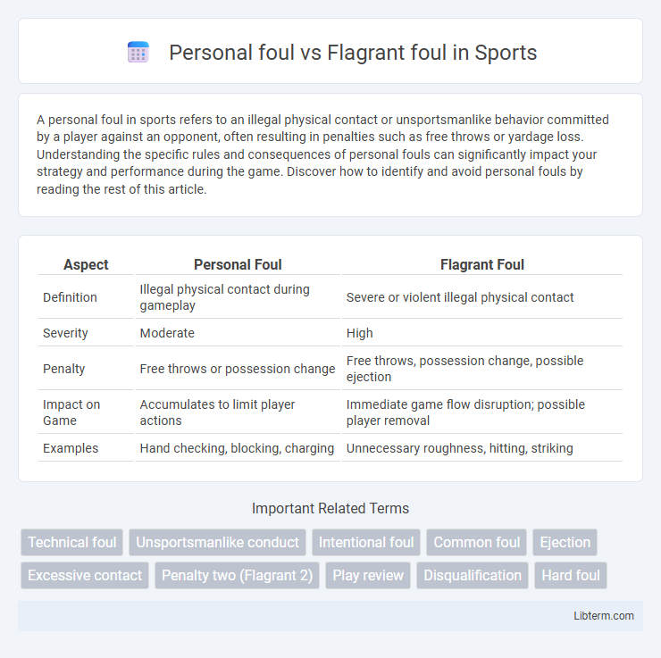 Flagrant foul vs Personal foul in Sports - What is The Difference?