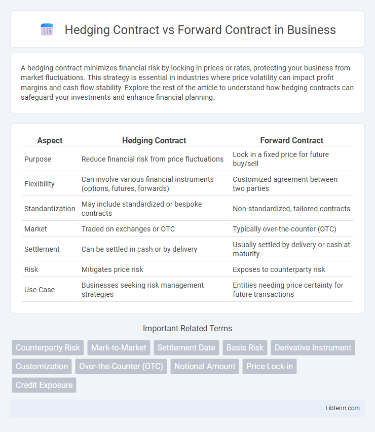 Forward Contract vs Hedging Contract in Business - What is The Difference?