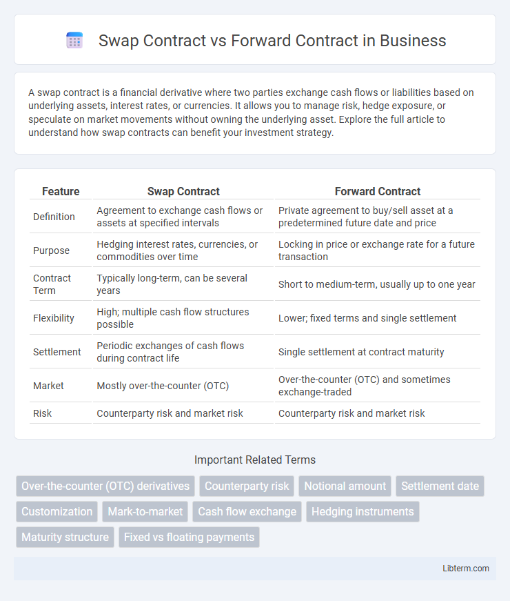 Forward Contract vs Swap Contract in Business - What is The Difference?