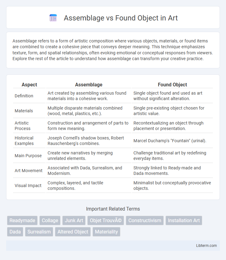 Found Object vs Assemblage in Art - What is The Difference?