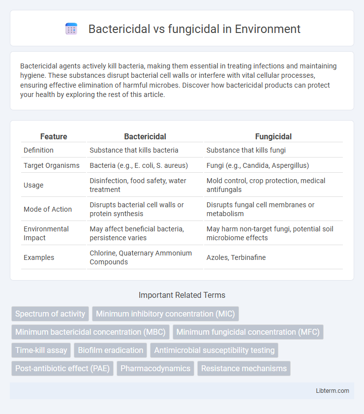 fungicidal vs Bactericidal in Environment - What is The Difference?
