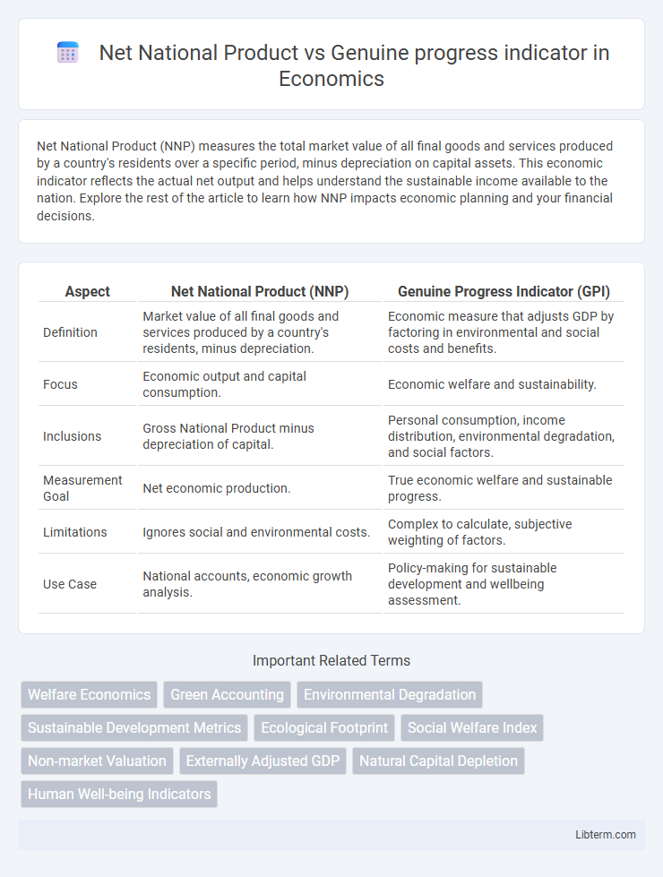 Genuine progress indicator vs Net National Product in Economics - What is The Difference?